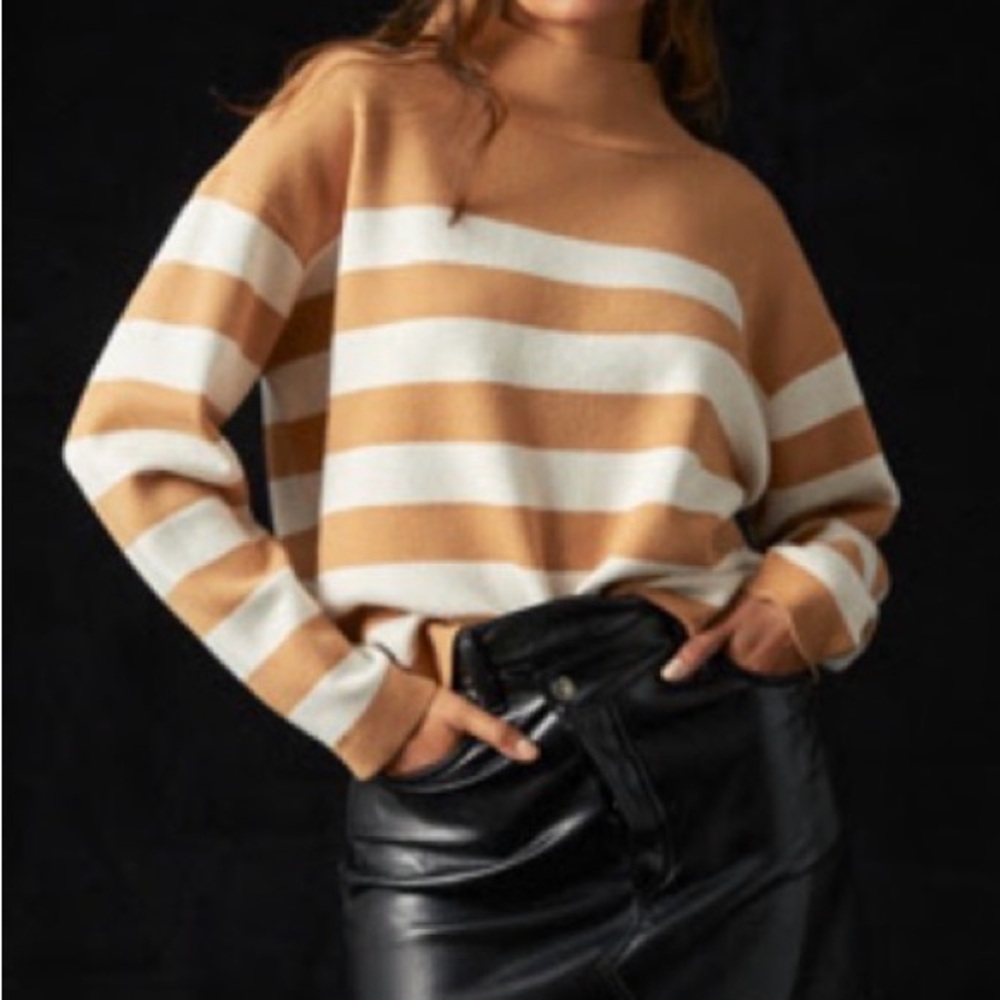 Maeve Carys Mock-Neck Sweater